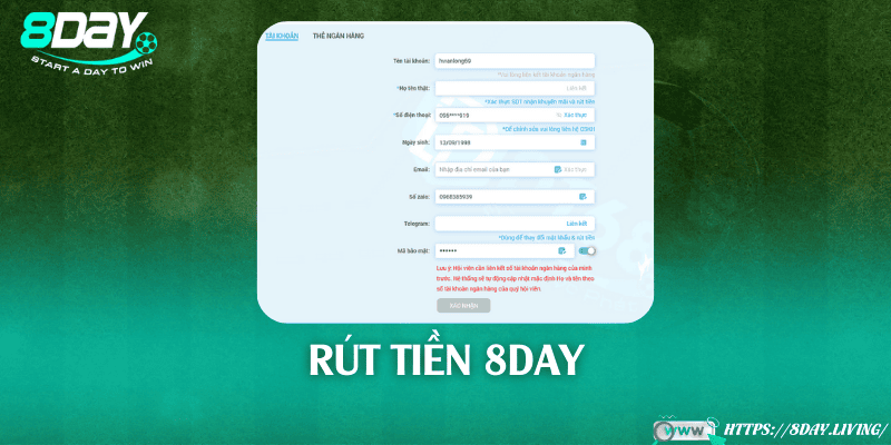 Rút tiền 8DAY